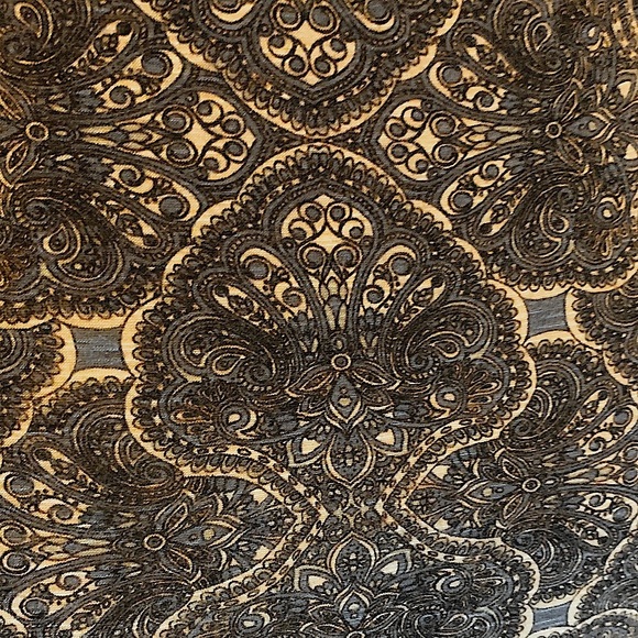 Ella Moss Black Blue and Grey Long Sleeve Maxi Dress BOHO Fall Warm Soft - Picture 9 of 9